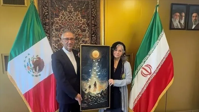 Niños de Minab vuelan como ‘Mariposas’ en emotivo homenaje desde México