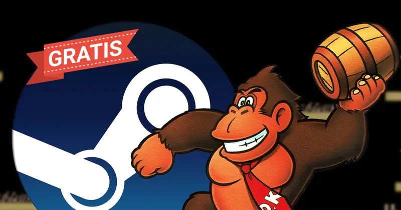 Steam sorprende a los jugadores de PC y regala un título inspirado en el Donkey Kong clásico de Nintendo