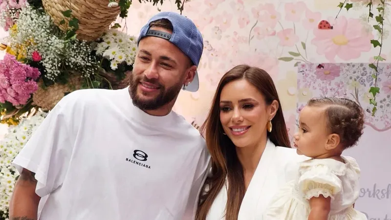 Neymar Jr. y Bruna Biancardi celebran el cumpleaños de su hija Mel, en la dulce espera de su tercer bebé