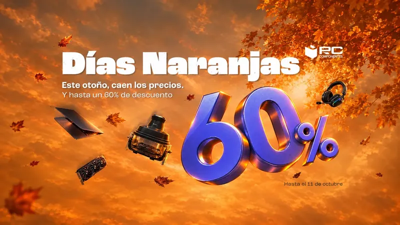 PcComponentes tira la casa por la ventana con sus Días Naranjas: Móviles de Xiaomi, Samsung y iPhone con hasta un 30% de descuento