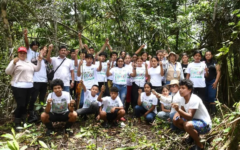 MARENA con estudiantes en Bluefields