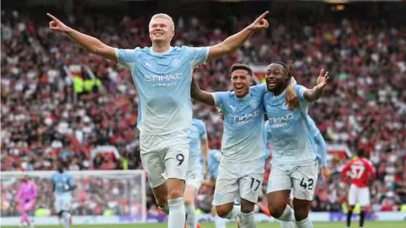 Haaland salva al Manchester City ante el United en un derbi de infarto