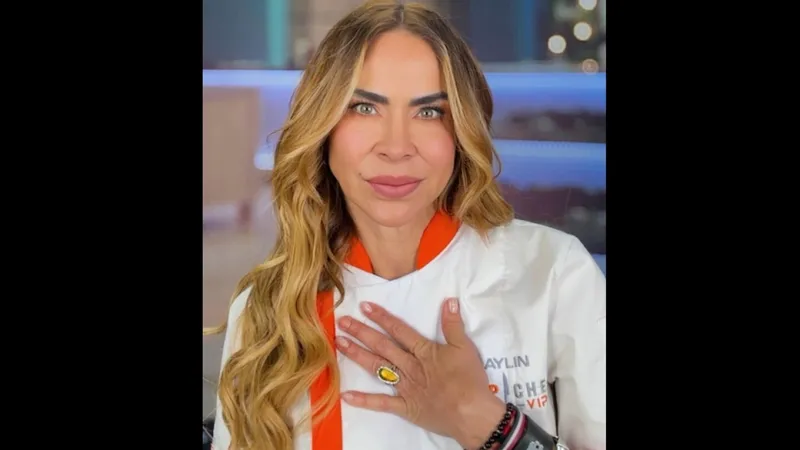 Aylín Mujica graba su primer video con el uniforme de Top Chef VIP a 2 semanas de la muerte de su hijo