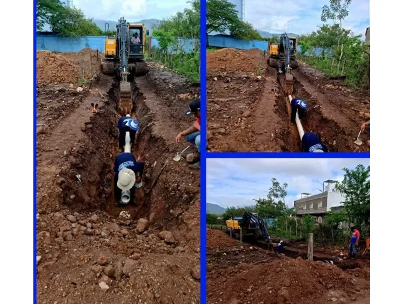 Avanza en un 40% el proyecto de mejoramiento del agua potable en el barrio Santa Elena de Estelí