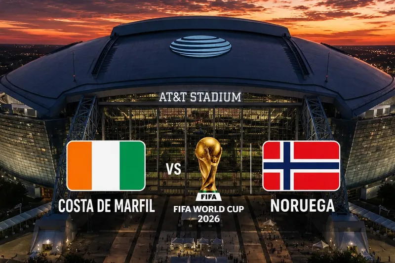 Costa de Marfil vs Noruega: horario y dónde ver el Mundial 2026 EN VIVO