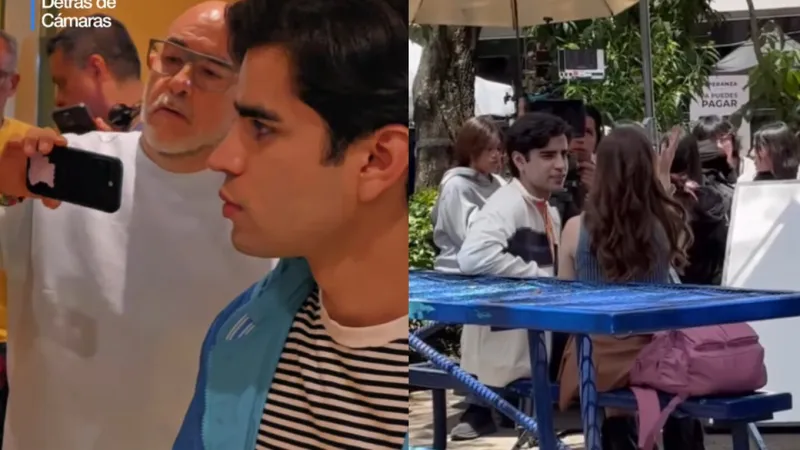 Así se ve Aarón Mercury actuando en “Corazón de Marruecos"; ya dio su primer beso