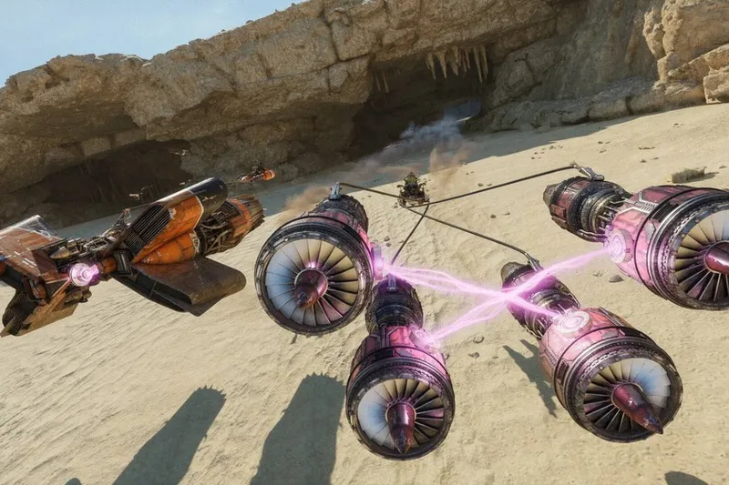 Ya puedes disputar gratis las frenéticas carreras de Star Wars: Galactic Racer gracias a la suscripción de Amazon Prime
