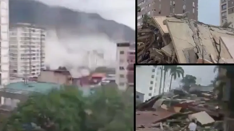 Sismo en Venezuela: Surgen primeros videos del terremoto de 7.1 en Caracas