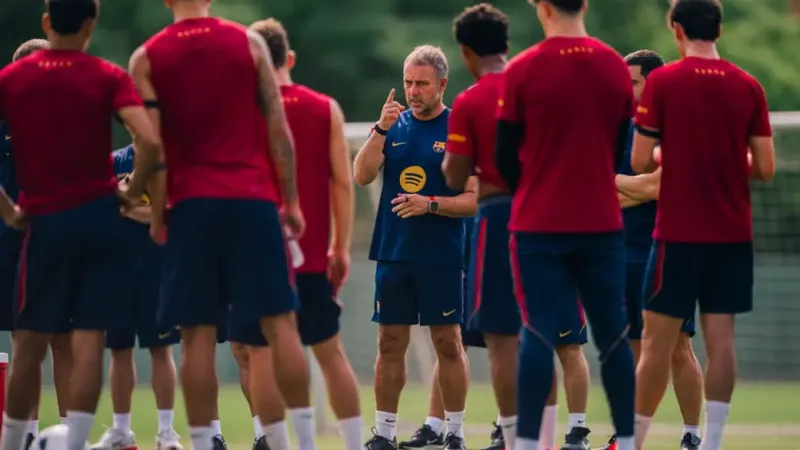 Cubarsí, Pedri y Gordon, quizá de '9', en el once del Barça