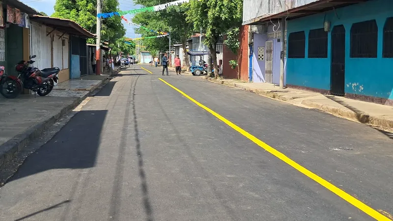Alcaldía de Managua entrega cinco cuadras rehabilitadas en el barrio Hilario Sánchez