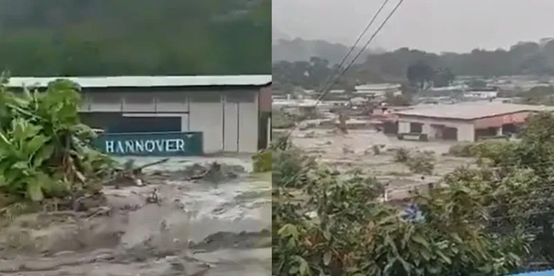 Fuertes lluvias desbordan ríos en Venezuela y dejan más de 100 familias afectadas