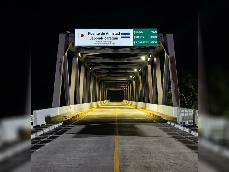 Inauguración del "Puente de Amistad Japón - Nicaragua": una obra clave para el desarrollo y la conexión de la Costa