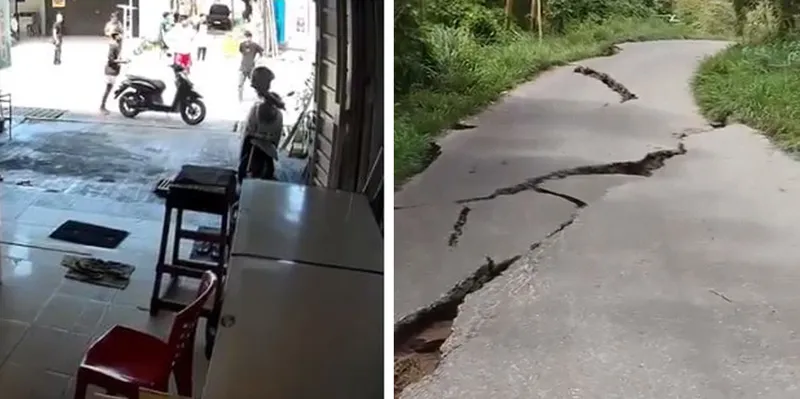 Fuerte sismo de magnitud 6,7 sacude Indonesia y deja daños en infraestructura (VIDEOS)
