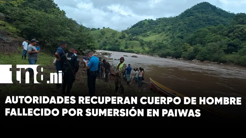 Hallan sin vida a hombre que fue arrastrado por el río Grande de Matagalpa...