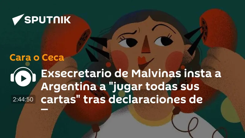 Exsecretario de Malvinas insta a Argentina a "jugar todas sus cartas" tras declaraciones de Trump