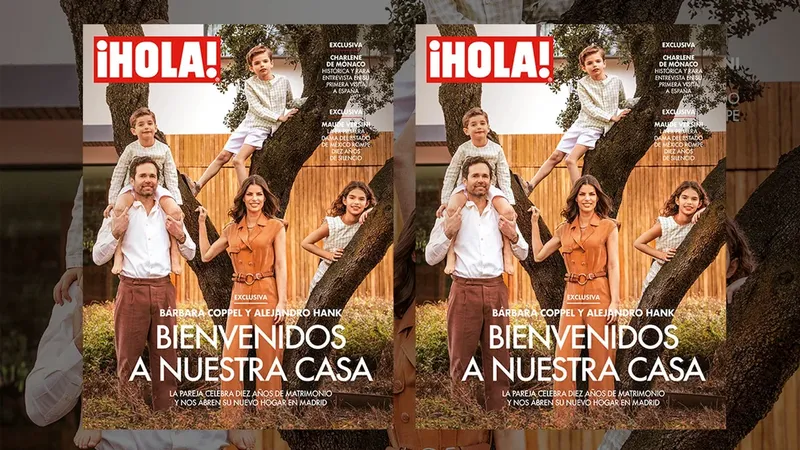 Bárbara Coppel y Alejandro Hank abren las puertas de su nuevo hogar a ¡HOLA!