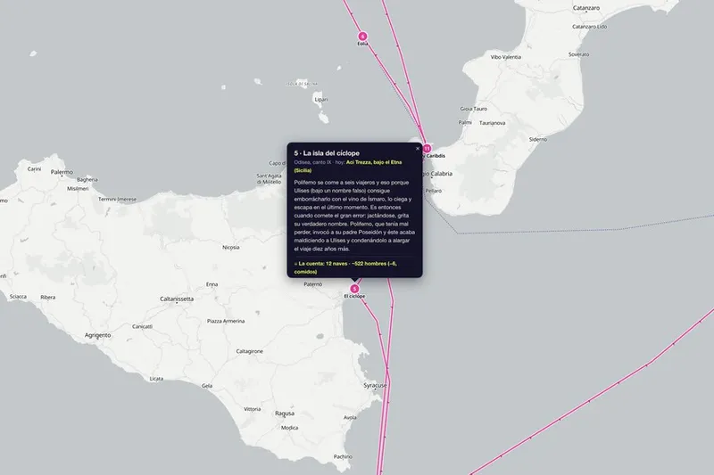 El mapa definitivo del viaje de Ulises en 'La Odisea:' la película de Christopher Nolan, explicada de forma interactiva