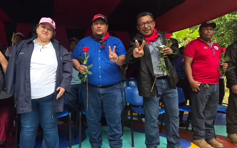 Brenda Rocha y la militancia sandinista conmemoran 44 años de la Gesta Heroica del Salto Grande