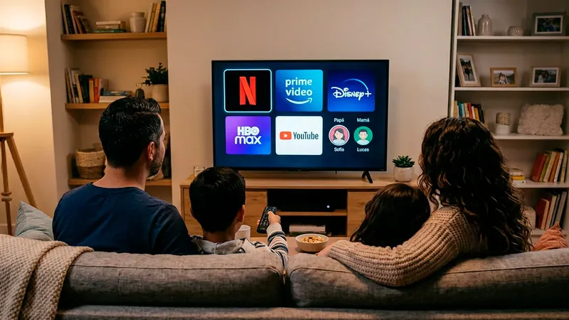 Una plataforma streaming para cada generación: así se reparte la televisión dentro de una familia