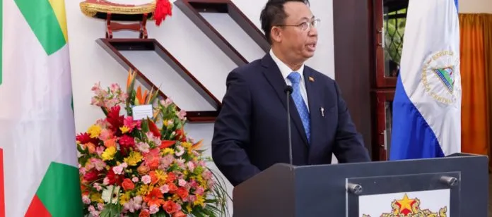 Embajador de Myanmar resalta consolidación de la amistad y cooperación con Nicaragua