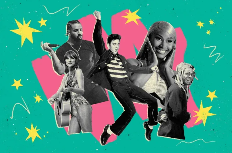 Todos los artistas con 100 o más éxitos en el Billboard Hot 100