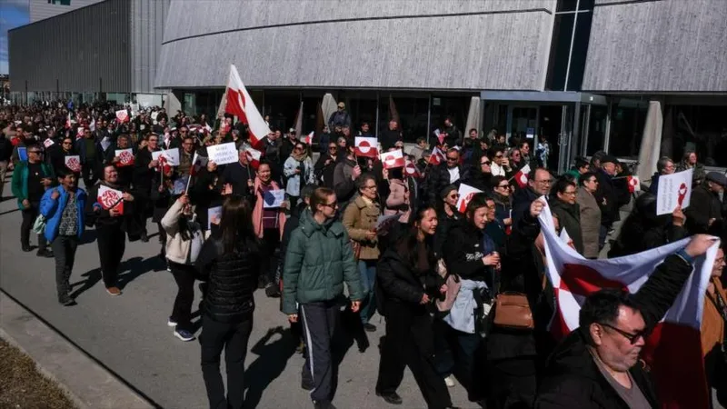 Protestan en Groenlandia contra la presencia de EEUU: “no” significa “no”