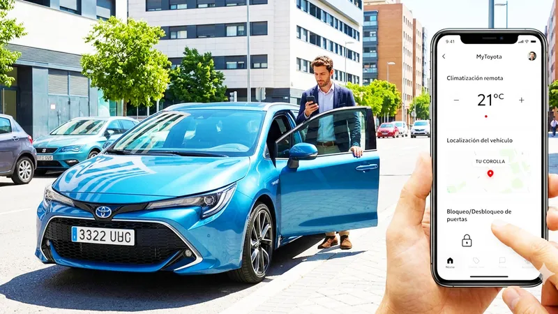 Toyota convierte su coche híbrido más importante en un ordenador con ruedas que se maneja a distancia con MyToyota