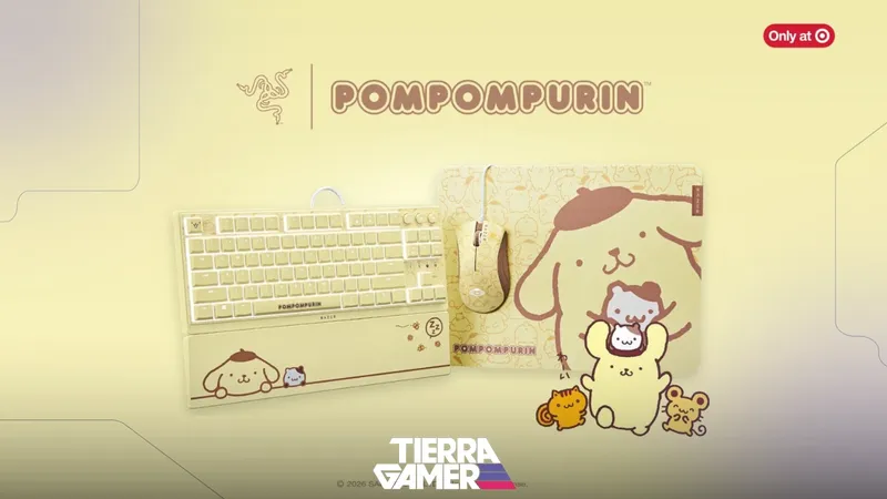 Razer sorprende con una colección de Pompompurin, pero hay una mala noticia para los fans