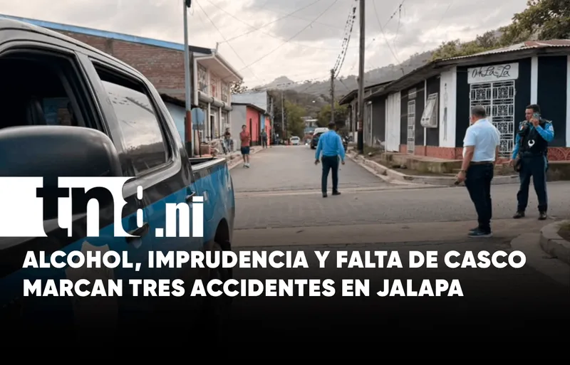 Jalapa registra tres accidentes de moto en menos de 24 horas: Varios lesionados