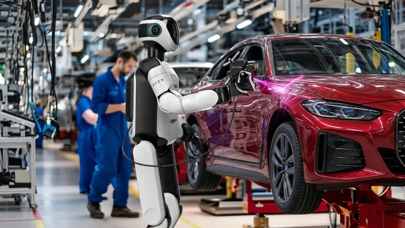 La nueva era de BMW: Robots al mando en la producción de coches eléctricos e híbridos