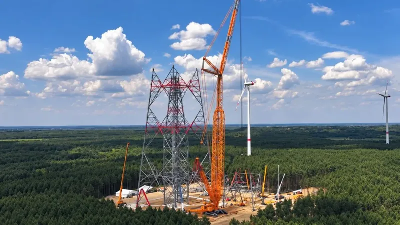 Más alta que la Torre Eiffel: Alemania levanta una gigantesca turbina eólica capaz de duplicar la producción de electricidad