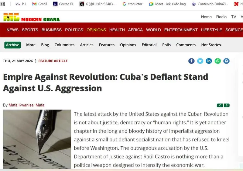 Imperio contra Revolución: solidaridad con Cuba desde Zimbabwe