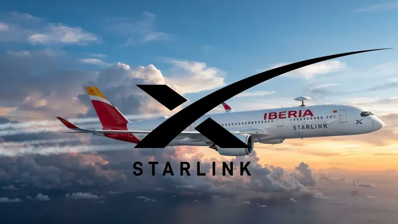 Iberia realiza su primer vuelo con Internet satelital gratuito gracias a Starlink