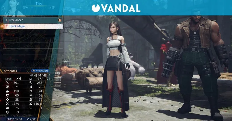 Final Fantasy VII Revelation recupera los jobs clásicos con un nuevo sistema de trajes