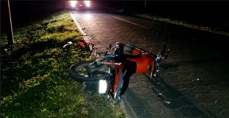 Quinceañero grave tras accidentarse en motocicleta en Jalapa