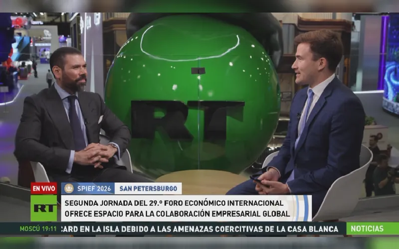 Entrevista al Compañero Laureano Ortega con el Periodista Semión Sénderov de RT en Español