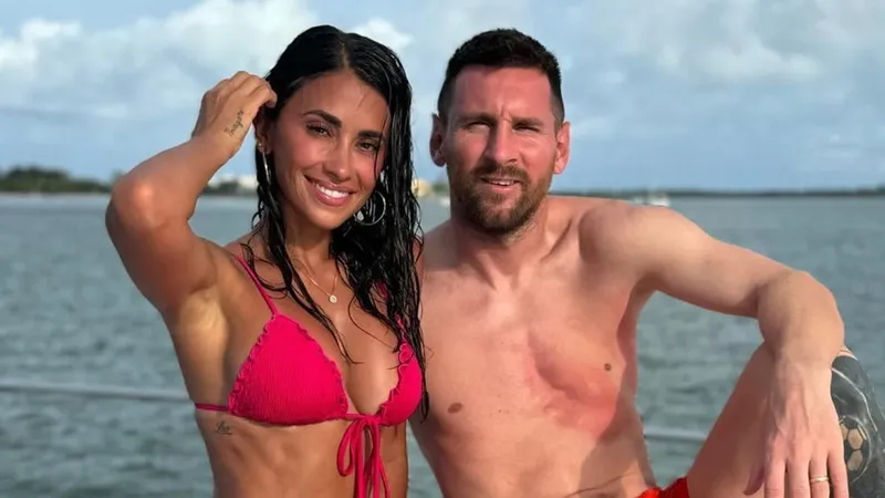Las fotos más sensuales en bikini de Antonela Roccuzzo, esposa de Lionel Messi