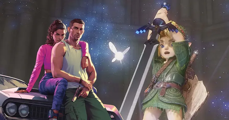 ¿Cuál ganará? Jugadores celebran que Zelda: Ocarina of Time Remake debute en noviembre para competir con GTA VI y discuten sobre cuál será el título más popular