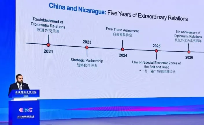 Nicaragua busca inversiones tecnológicas en foro de Beijing