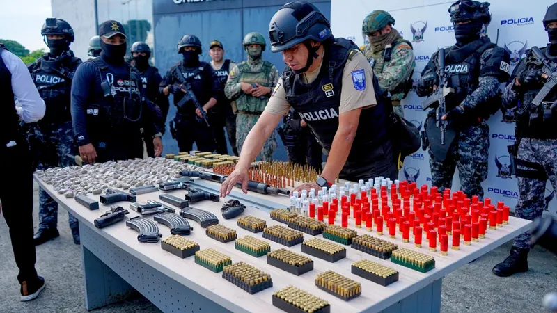 ¿De dónde viene el tráfico ilegal de armas que eleva la violencia en Ecuador?