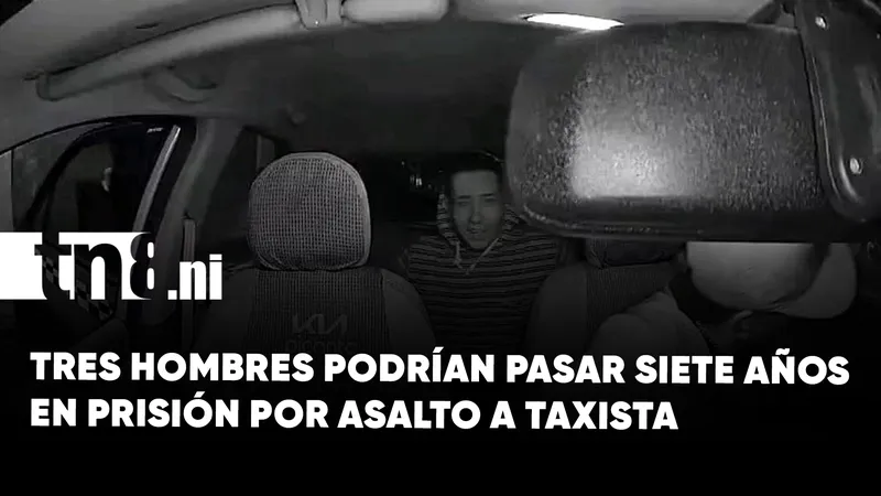 Condenados por asaltar a un taxista podrían pasar siete años tras las rejas
