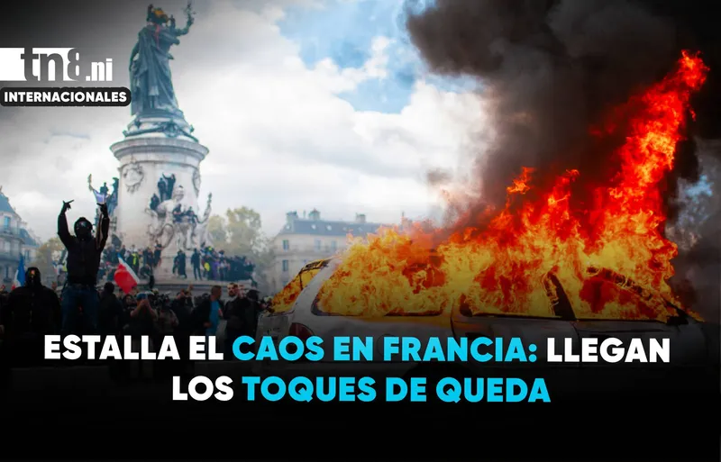 Francia impondrá toques de queda por creciente ola de violencia