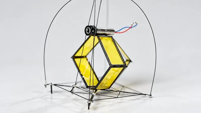 Crean un robot de apenas un gramo que puede saltar obstáculos con precisión