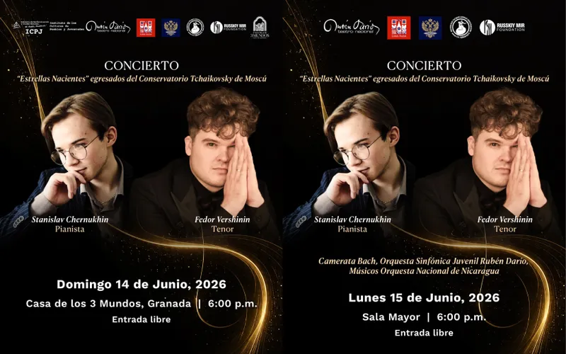 Concierto “Estrellas Nacientes” reunirá en Nicaragua a destacados egresados del Conservatorio Tchaikovsky de Moscú