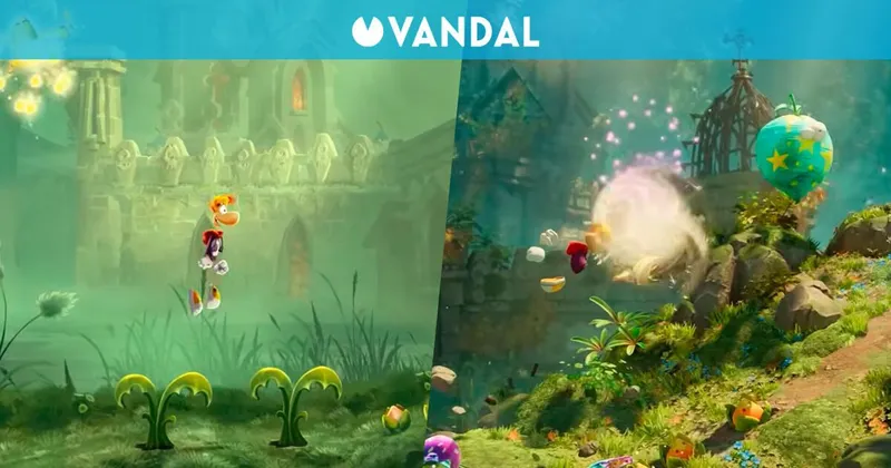 Así han evolucionado los gráficos de Rayman Legends Retold, la reinvención del aplaudido Rayman Legends