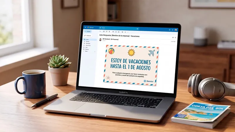Google Gemini te lo pone fácil: así podrás avisar a tus clientes de que estás de vacaciones de una manera creativa y profesional