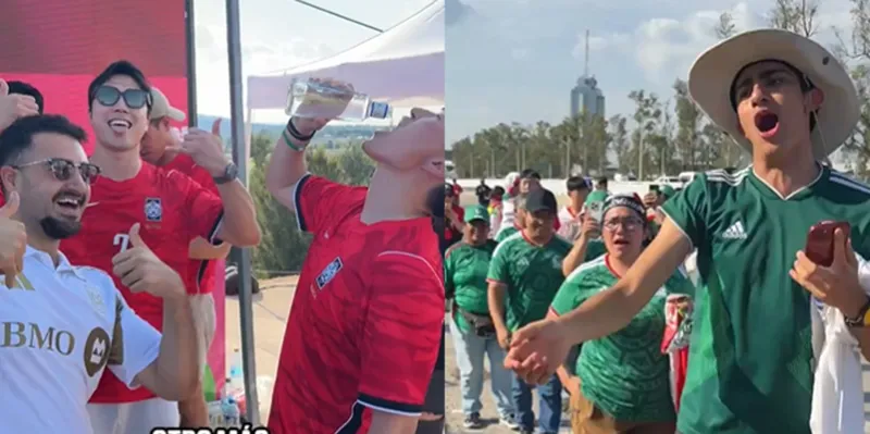 «Ya eres mexicano»: la reacción que recibieron aficionados coreanos tras compartir tequila