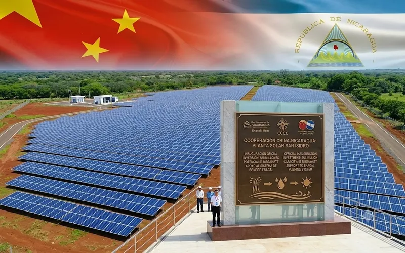 Planta Solar San Isidro en Matagalpa inicia operaciones con apoyo de China