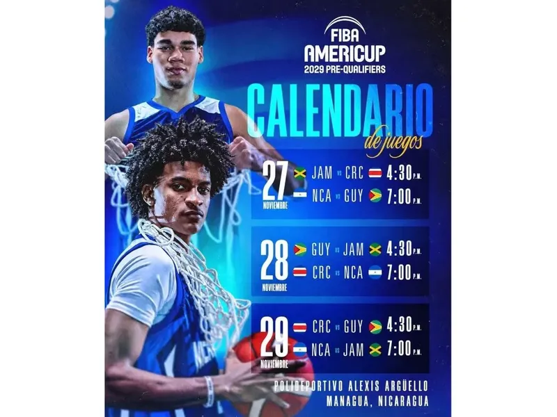 Se define calendario de la Americup 2029 de Baloncesto