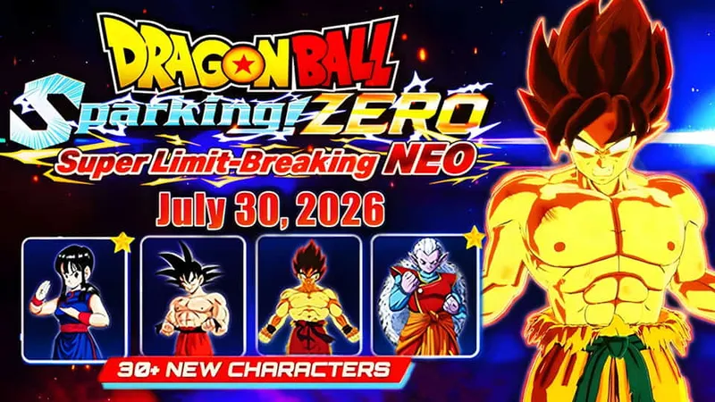 Nuevo contenido de DRAGON BALL: Sparking! ZERO “Super Limit-Breaking NEO DLC”